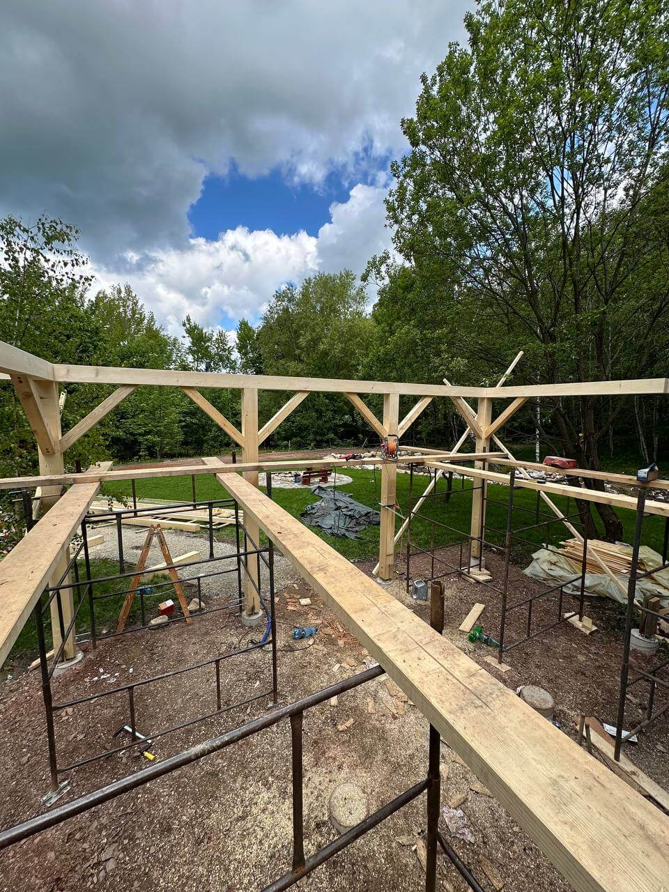 montaż domu szkieletowego