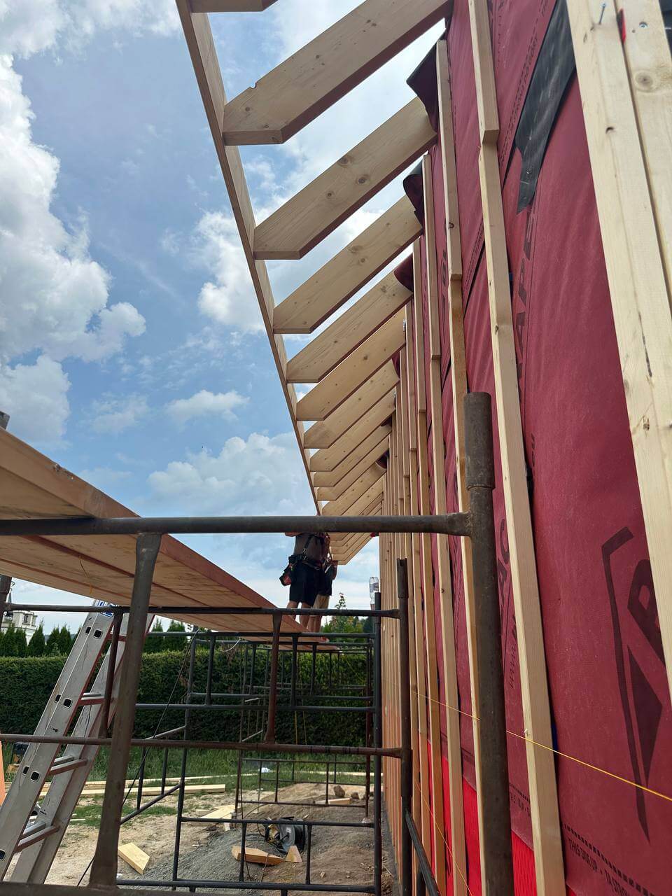 dom szkieletowy jednorodzinny