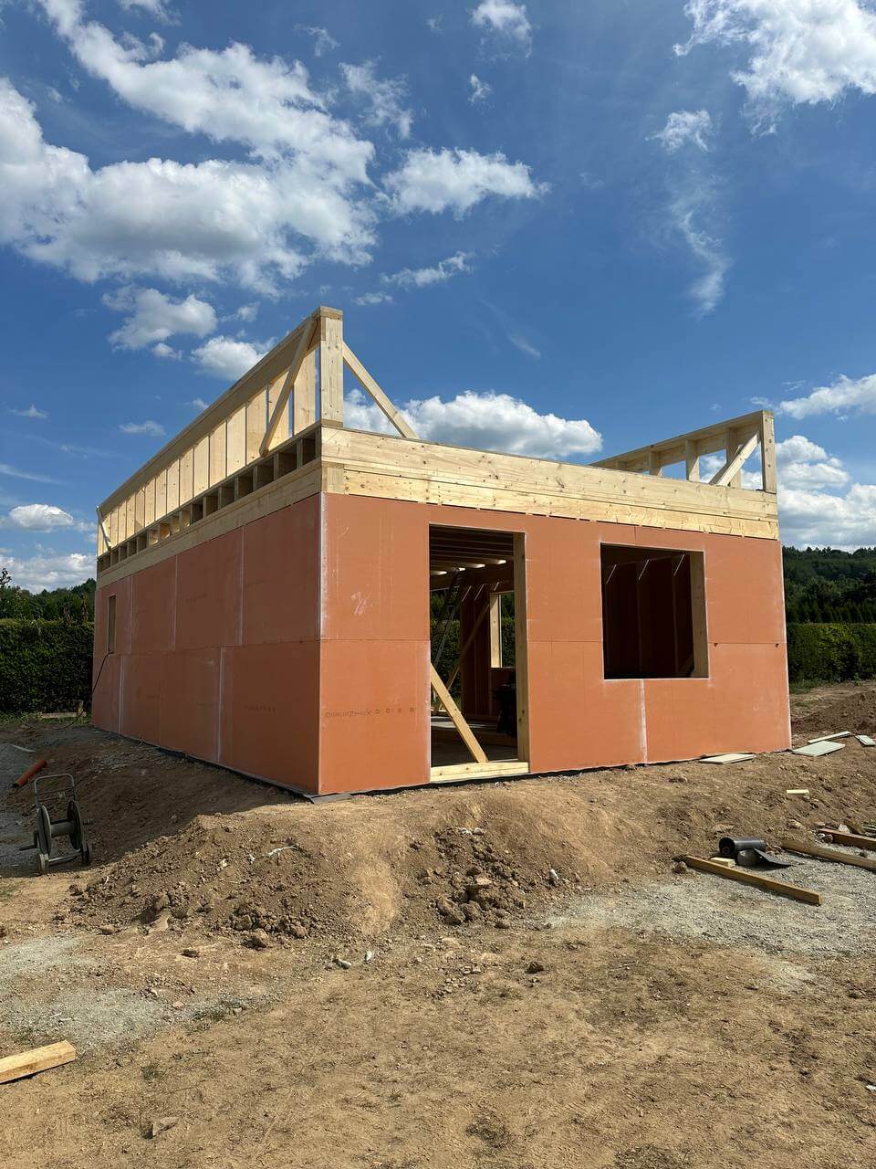 szkielet domu jednorodzinnego