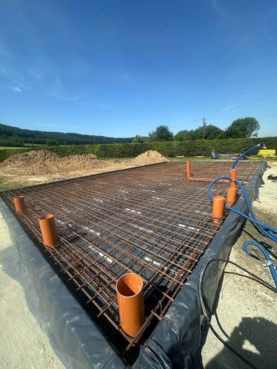 zbrijenie pod płytę fundamentową