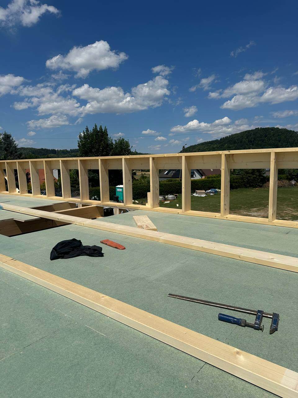 montaż domu szkieeltowego