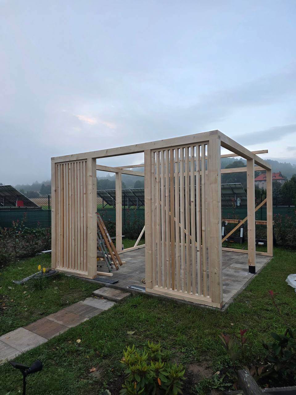 altanka ogrodowa drewniana