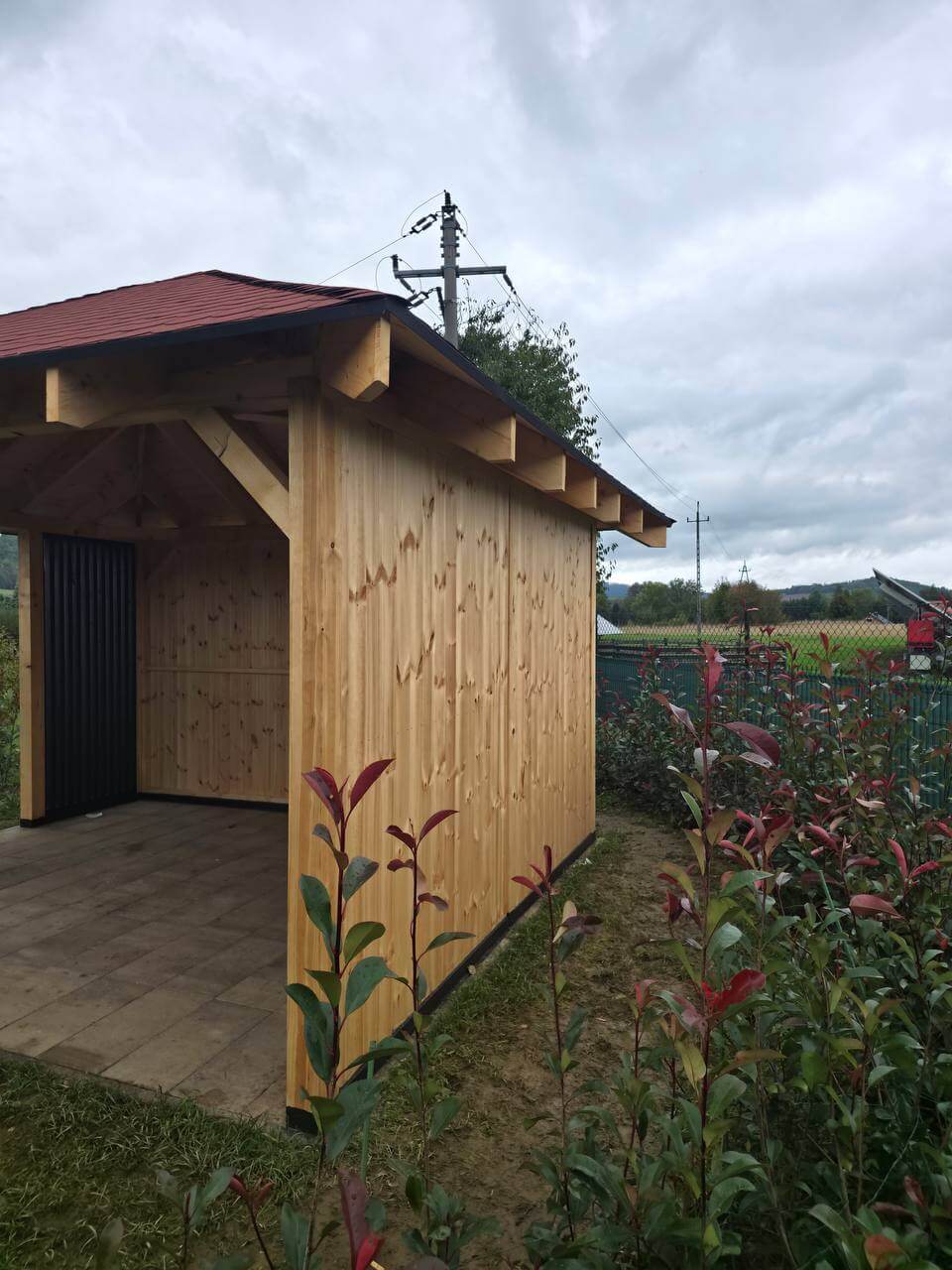 altanka ogrodowa drewniana